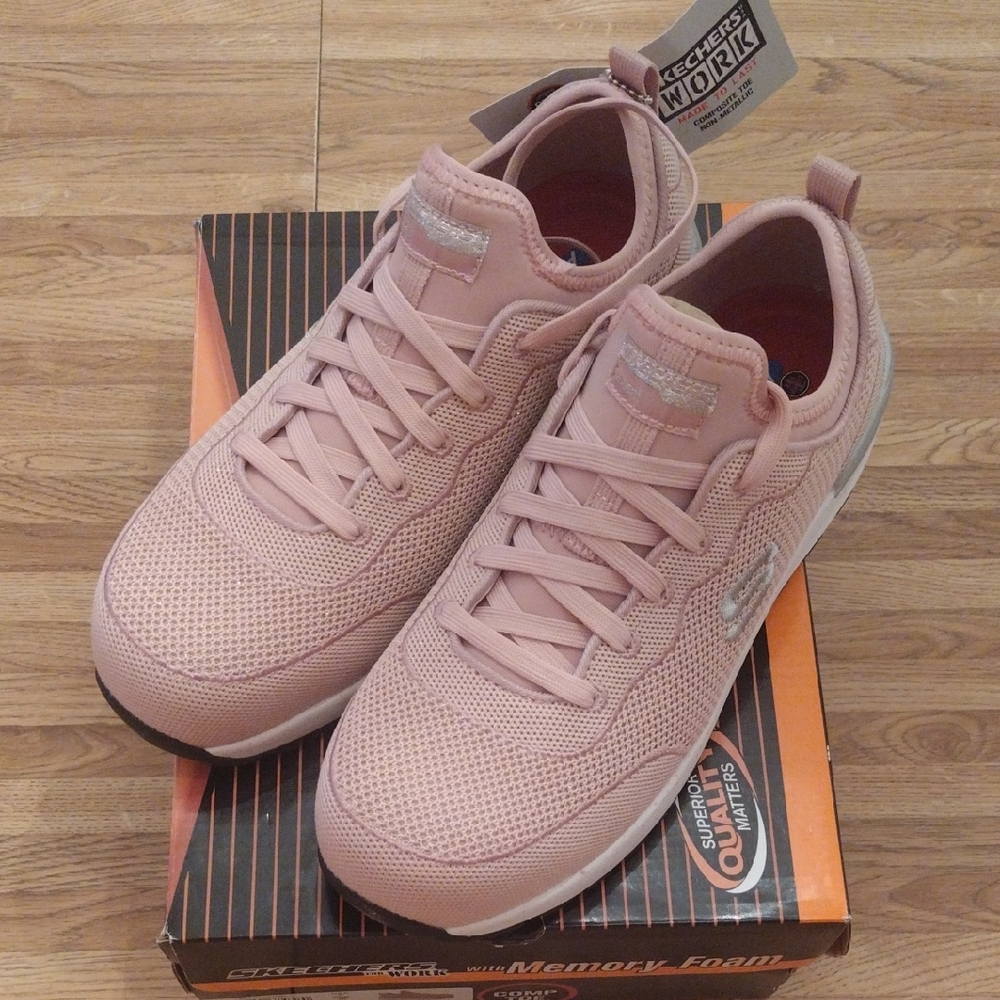 Women's Skechers Work: Bulklin - Balran Comp Toe Size 9 Shoes